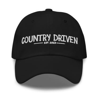 Country Driven Dad Hat - Black