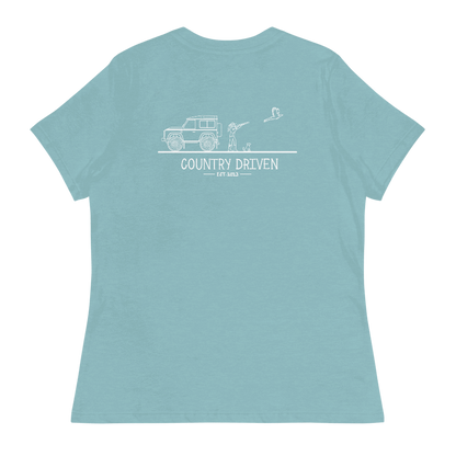 Women's All Things Country T-Shirt - Sky Blue