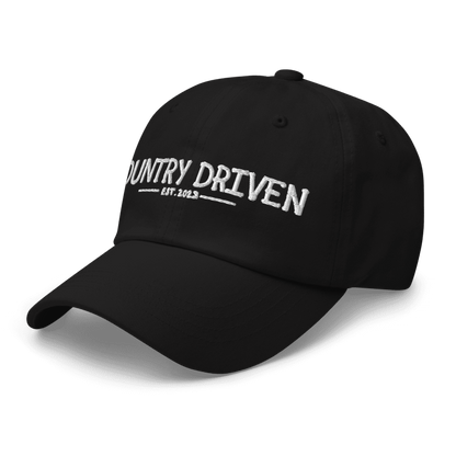 Country Driven Dad Hat - Black