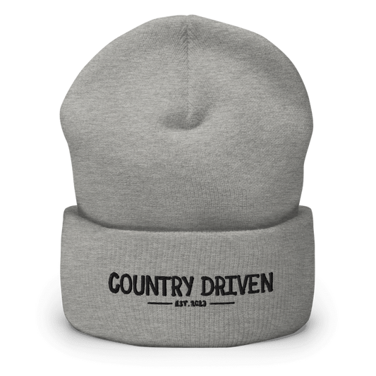 Country Driven Beanie - Grey