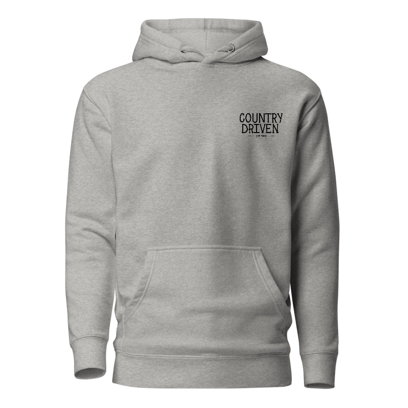 Stacked Logo Hoodie - Grey