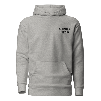 Stacked Logo Hoodie - Grey