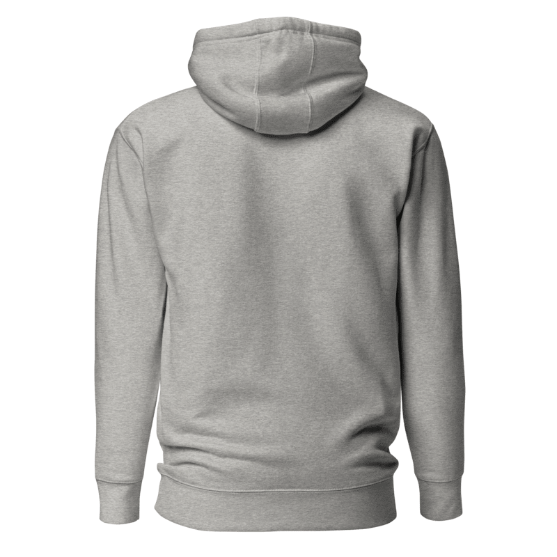 Stacked Logo Hoodie - Grey