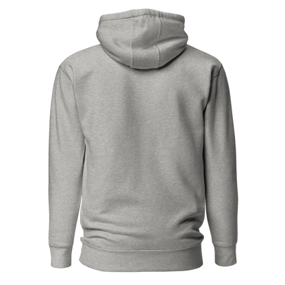 Stacked Logo Hoodie - Grey