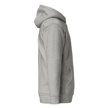 Stacked Logo Hoodie - Grey