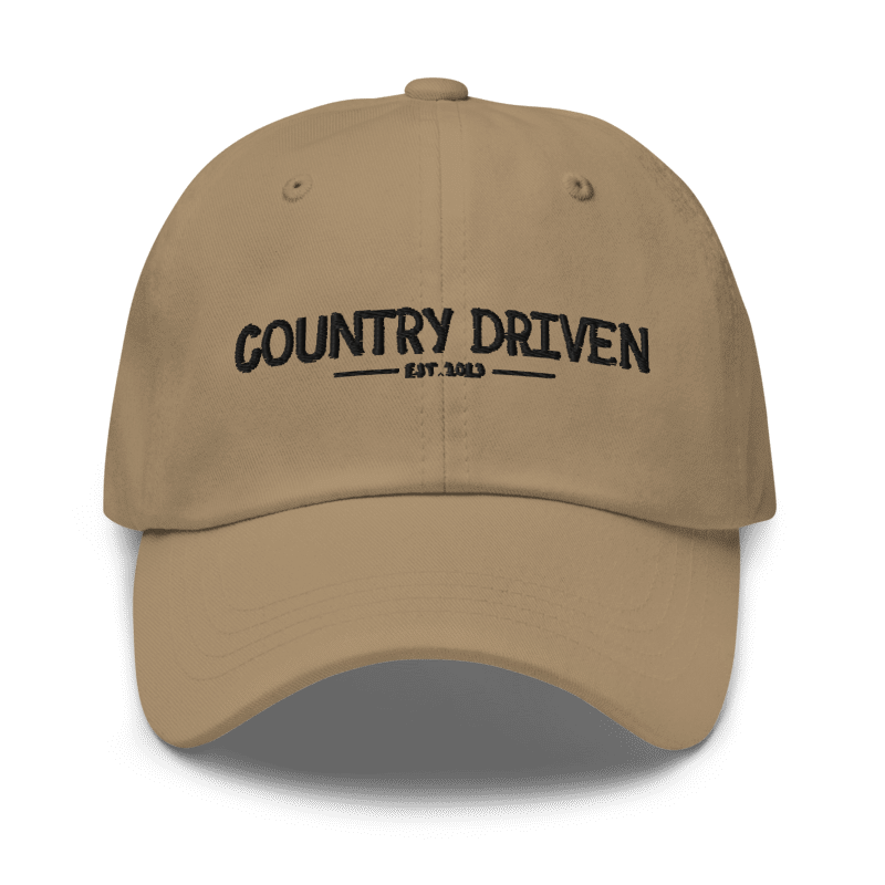 Country Driven Dad Hat - Tan