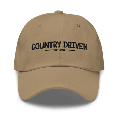 Country Driven Dad Hat - Tan