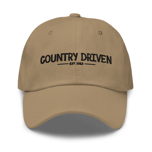 Country Driven Dad Hat - Tan