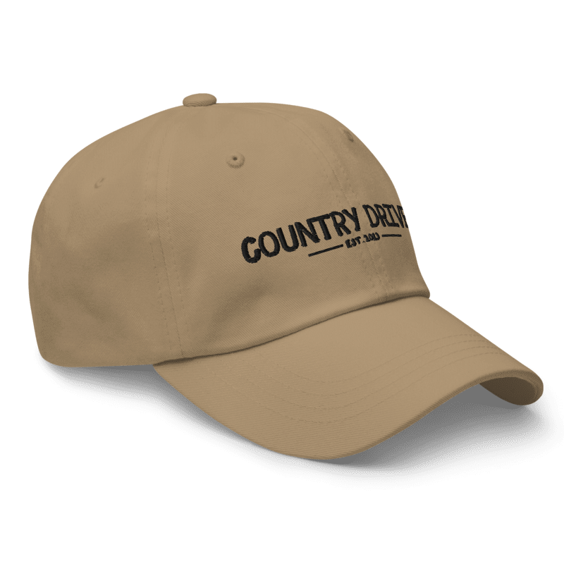 Country Driven Dad Hat - Tan