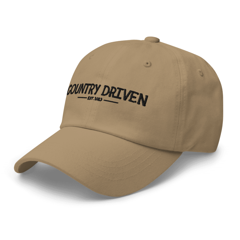 Country Driven Dad Hat - Tan