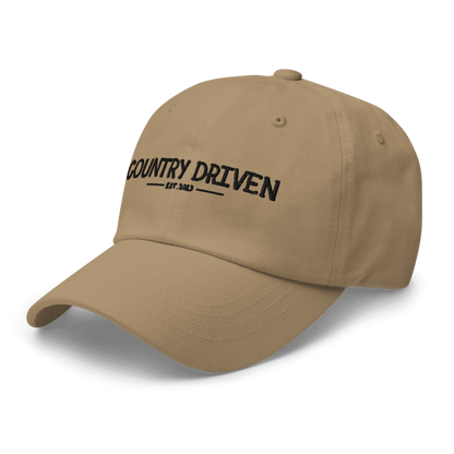 Country Driven Dad Hat - Tan