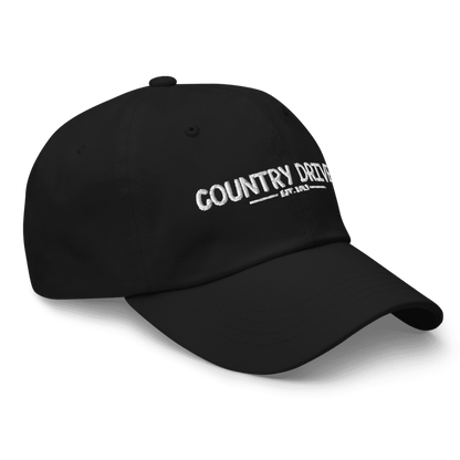 Country Driven Dad Hat - Black