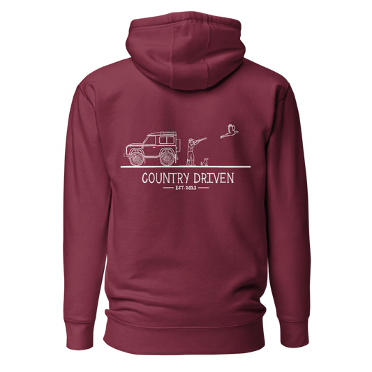 All Things Country "Gentleman" Hoodie - Maroon