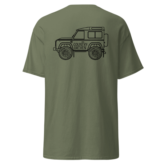 Country Defender Men's T-Shirt - Military Green