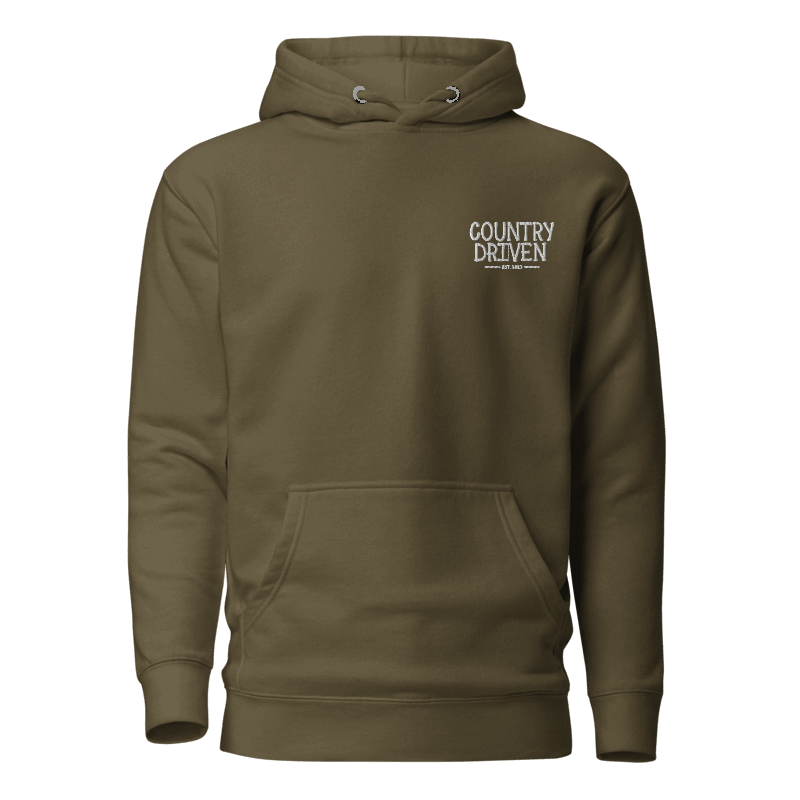 All Things Country "Gentleman" Hoodie - Military Green