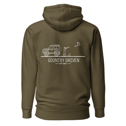 All Things Country "Gentleman" Hoodie - Military Green