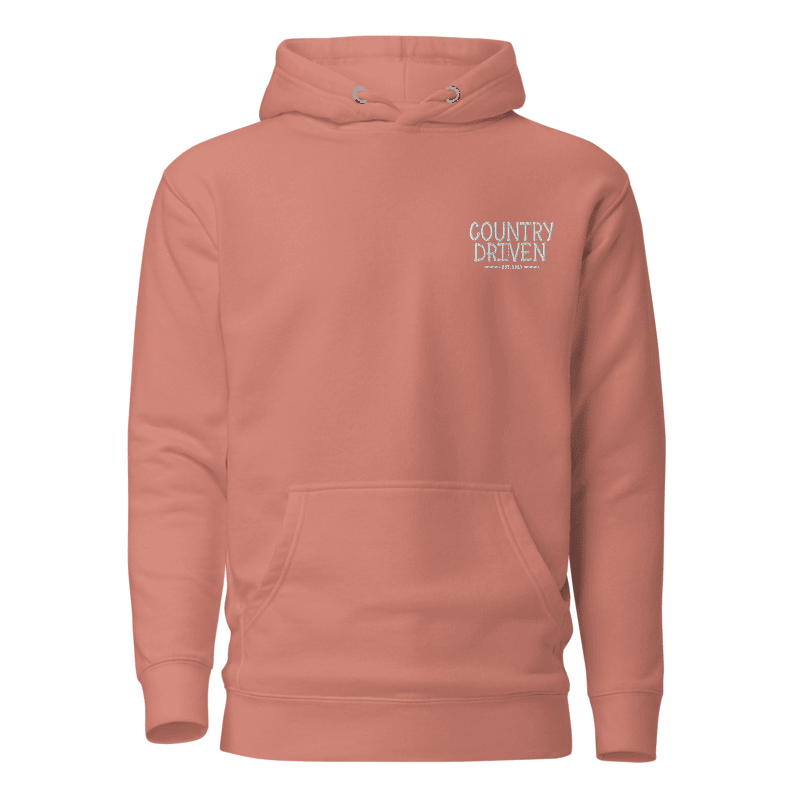 Stacked Logo Hoodie - Rose